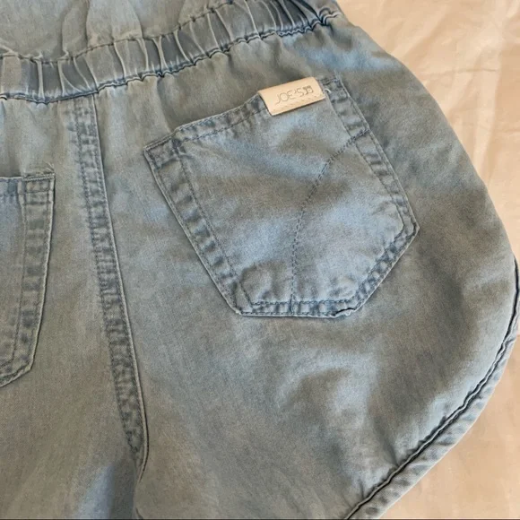 Joes Jeans Girls Chambray Embroidered Romper 6 - Picture 6 of 6